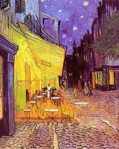 Monet caffè museo stampa - monet,