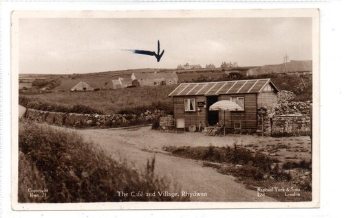 The cafe and village - and, village,